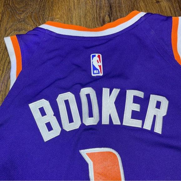 NBA Phoenix Suns 2017-2018 Nike Authentic Jersey - Devin Booker #1 Size 48 - Picture 2 of 6